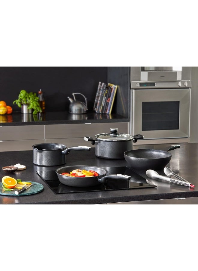 Tefal - Saucepan | Unlimited Saucepan 18 Cm | Scratch Resistance | 100% Safe Non Stick Coating | Thermo Signal™ | Perfect Searing | Made In France | Induction | 2 Years Warranty Unlimited 18cm - Image 1