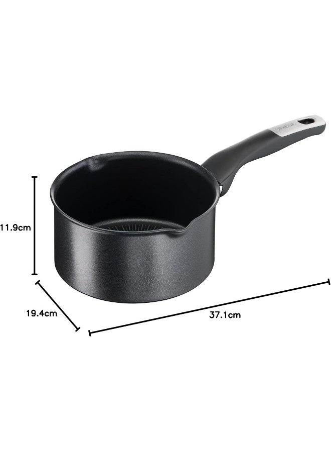 Tefal - Saucepan | Unlimited Saucepan 18 Cm | Scratch Resistance | 100% Safe Non Stick Coating | Thermo Signal™ | Perfect Searing | Made In France | Induction | 2 Years Warranty Unlimited 18cm - Image 1