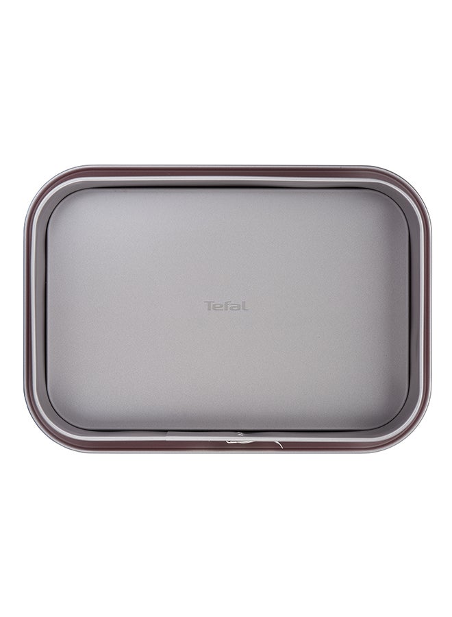 Tefal TEFAL Baking Mold | Delibake Hinged Oven Dish 36 X 24 cm | Red | High-Quality Carbon Steel Bakeware | Easy to Clean | 2 Years Warranty | J1640514 Red 36x24cm  - Image 3