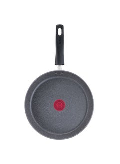 Tefal TEFAL Pancake Pan | Natural Force 25 cm Pancake Pan | Easy cleaning | Mineralia+ non-stick coating | Natural minerals | Thermo-signal | Healthy cooking | Made in France | 2 Years Warranty | G2663832 Grey - Stone 25cm  - Image 1