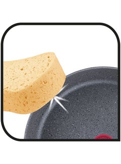 Tefal TEFAL Pancake Pan | Natural Force 25 cm Pancake Pan | Easy cleaning | Mineralia+ non-stick coating | Natural minerals | Thermo-signal | Healthy cooking | Made in France | 2 Years Warranty | G2663832 Grey - Stone 25cm  - Image 5