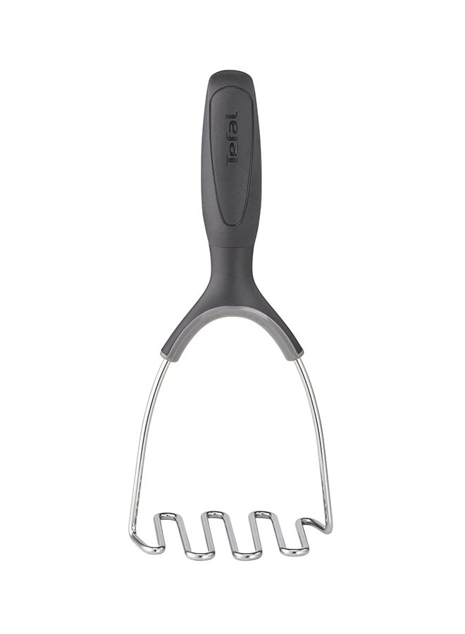 تيفال TEFAL هراسة بطاطس Comfort | أداة مطبخ | مقاومة للحرارة العالية | خالية من الخدوش للأواني | قابلة للغسل في غسالة الأطباق | تصميم مريح | أسود | فولاذ مقاوم للصدأ | K1291214  - Image 1