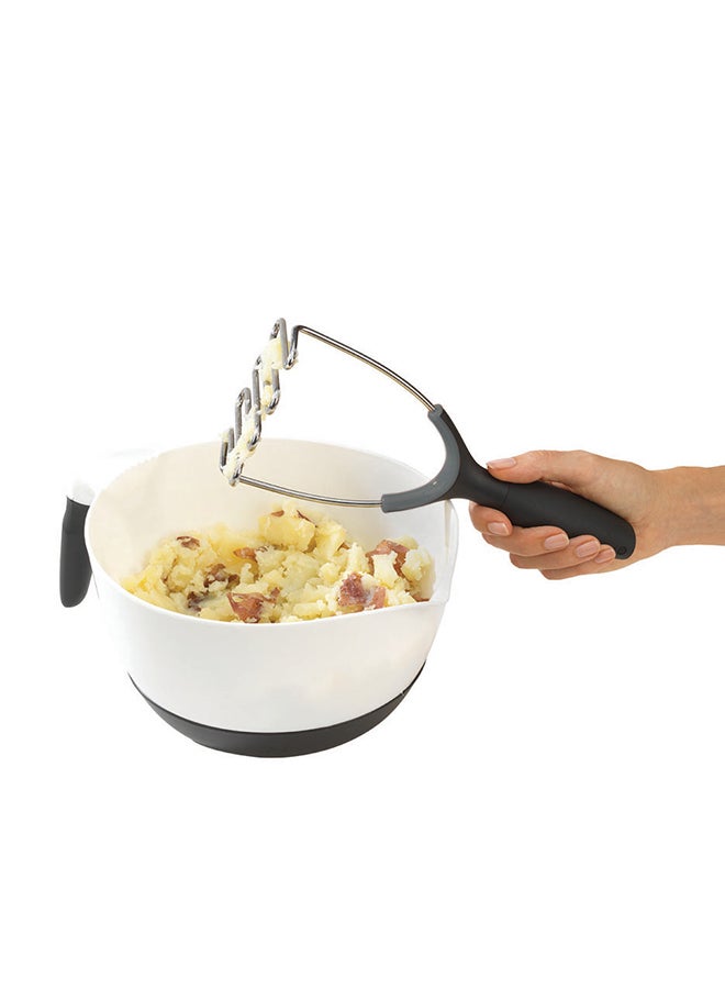 تيفال TEFAL هراسة بطاطس Comfort | أداة مطبخ | مقاومة للحرارة العالية | خالية من الخدوش للأواني | قابلة للغسل في غسالة الأطباق | تصميم مريح | أسود | فولاذ مقاوم للصدأ | K1291214  - Image 5