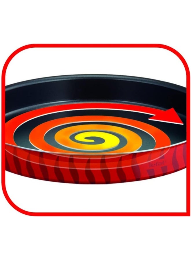 Tefal - Kebbe Dishes | Les Specialistes 2-Piece Set 34/38 Cm | Non-Stick Coating | Aluminum | Heat Diffusion | Easy Cleaning | Red Bugatti | Made In France | 2 Years Warranty Red Bugatti 34/38cm - Image 1