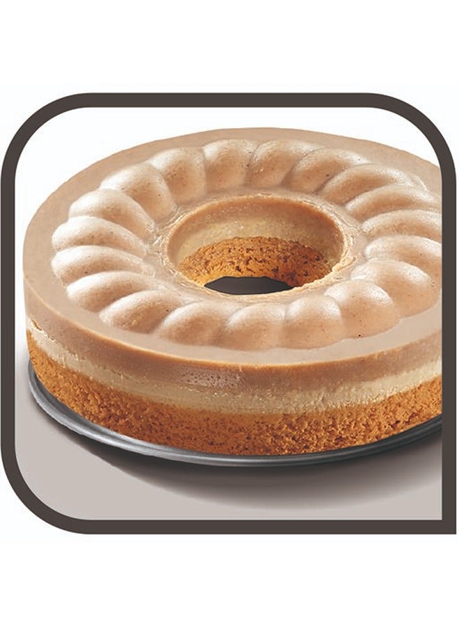 Tefal - TEFAL Baking Mold | Delibake Savarin Mould with Hinge 27cm | Red | High-Quality Carbon Steel Bakeware | Easy to Clean | 2 Years Warranty | J1642814 Red 27cm - Image 1