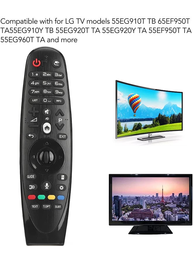 HCE New Replacement Remote Control – Universal for LG Smart TVs, Magic Control Function, Black Black - Image 3