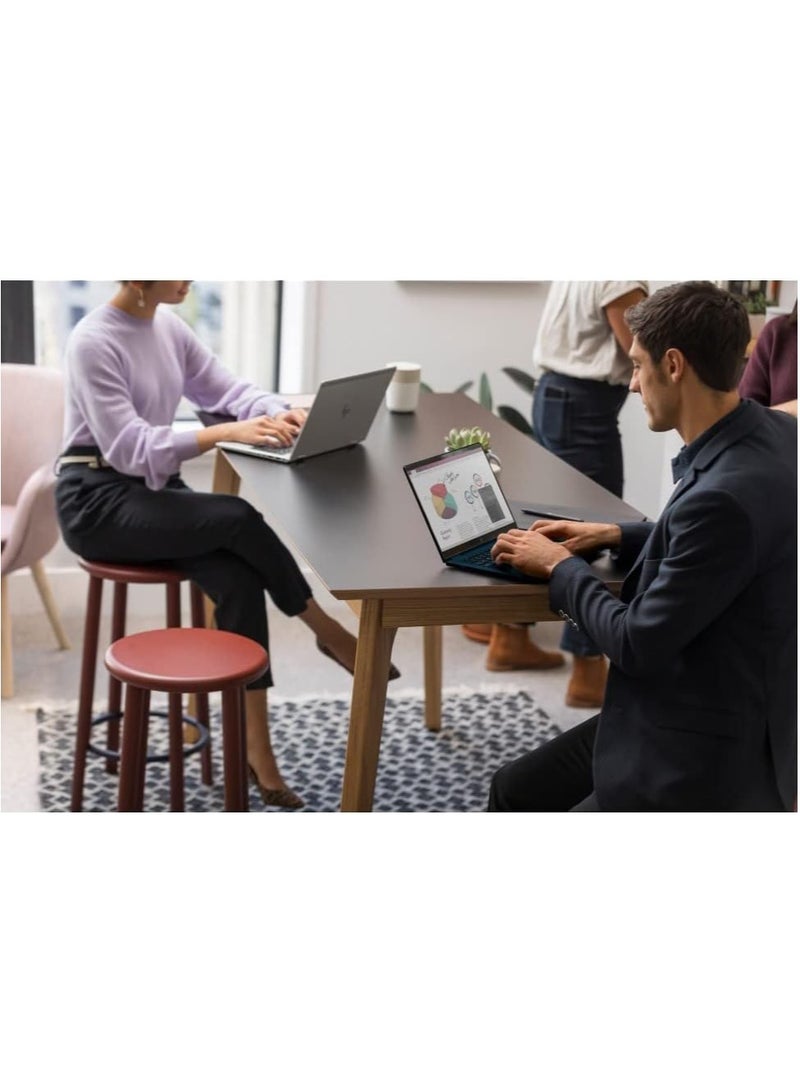 إتش بي - أحدث كمبيوتر محمول Elitebook 640 بشاشة WUXGA مقاس 14 بوصة ومعالج Core i5 وذاكرة وصول عشوائي سعة 16 جيجابايت ومحرك أقراص SSD سعة 512 جيجابايت وبطاقة رسومات Intel Iris XE ونظام التشغيل Windows 11 + ماوس مجاني - Image 1