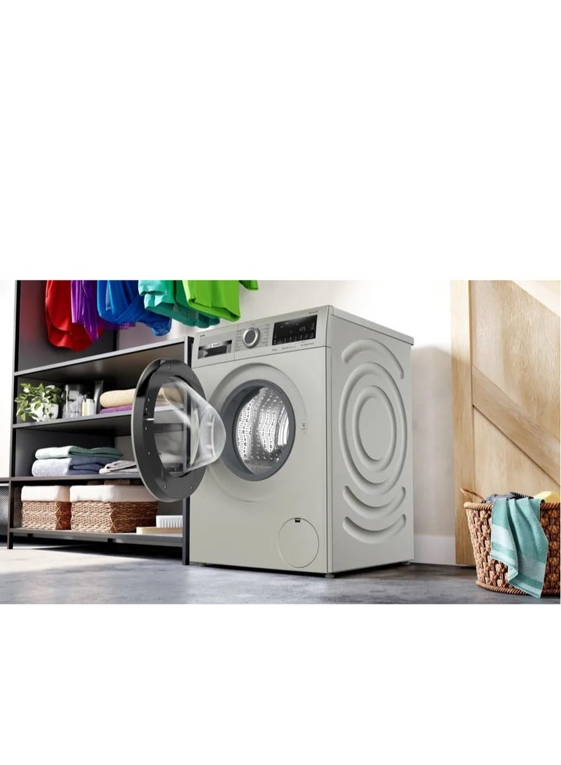 BOSCH Washing Machine Front Load  Series 6 10 Kg  LED Display 1400 RPM Silver WGA254AXEG 2300 W WGA254AXEG Silver - Image 3