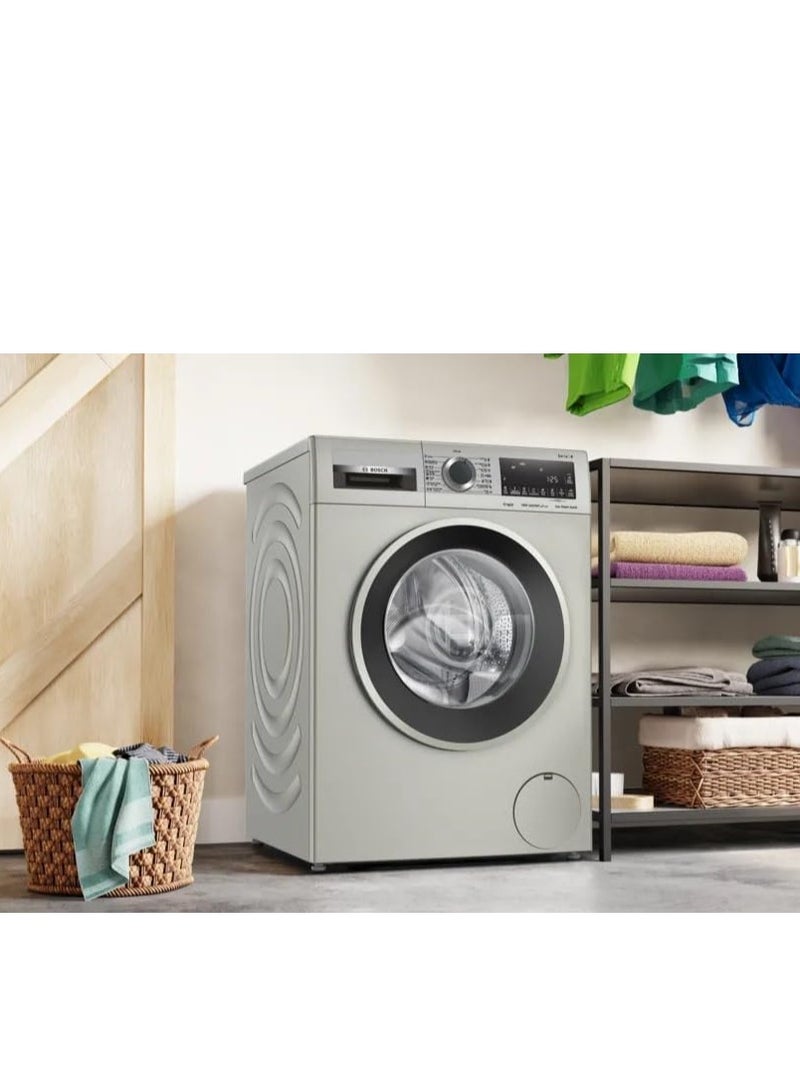 BOSCH Washing machine front loade Series 4 10 KG 1400 rpm LED-display Silver WGA2540XEG WGA2540XEG Silver - Image 3