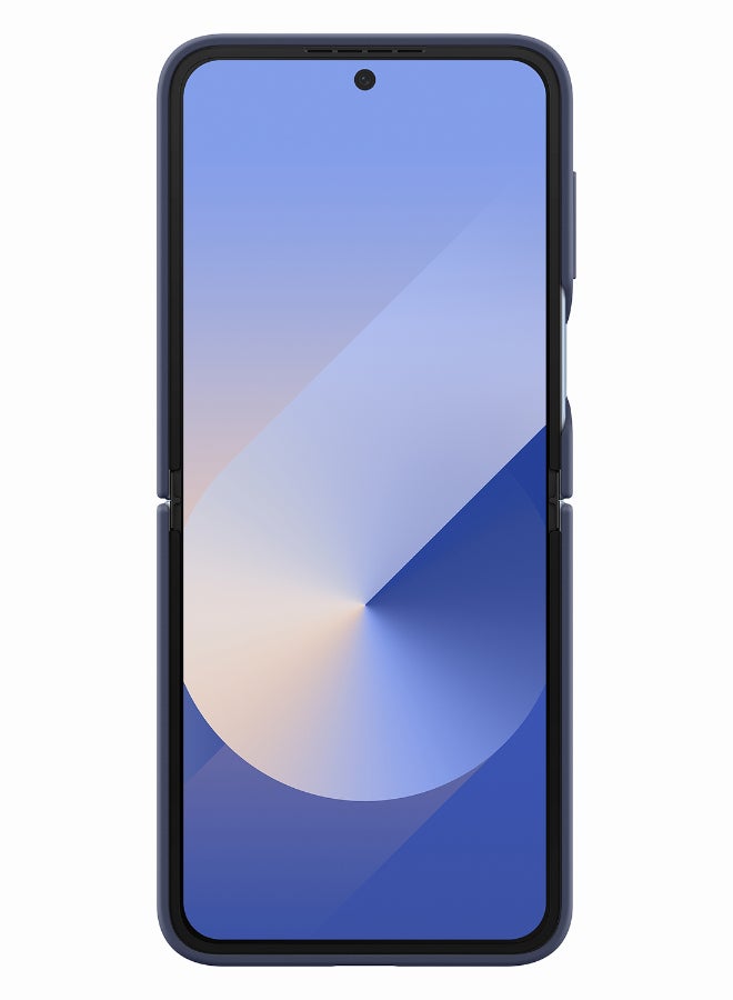 Samsung Samsung Galaxy Z Flip6 Silicone Case With Ring DARK BLUE  - Image 2