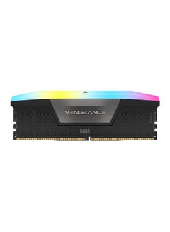 كورسير ذاكرة سطح مكتب Vengeance RGB سعة 64 جيجابايت (2x 32 جيجابايت) DDR5 ثنائية القناة، 288 دبوسًا، سرعة ذاكرة 6000 ميجاهرتز، زمن انتقال 38-44-44-96، Intel XMP 3.0، أسود | CMH64GX5M2B6000C38  - Image 3