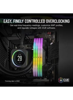 كورسير مجموعة ذاكرة VENGEANCE RGB 32GB (2x16GB) DDR5 DRAM 6200MT/s CL36 — أسود | CMH32GX5M2B6200C36  - Image 5