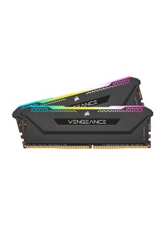 كورسير Vengeance RGB PRO SL 32GB (2x16GB) DDR4 Desktop Memory, 3600MHz C18 Memory Speed (PC4-28800), 18-22-22-42 Latency, Intel XMP 2.0, 1.35V, 288-Pin, Black | CMH32GX4M2Z3600C18  - Image 1
