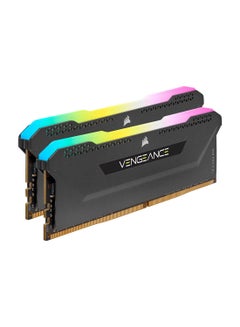 كورسير Vengeance RGB PRO SL 32GB (2x16GB) DDR4 Desktop Memory, 3600MHz C18 Memory Speed (PC4-28800), 18-22-22-42 Latency, Intel XMP 2.0, 1.35V, 288-Pin, Black | CMH32GX4M2Z3600C18  - Image 3