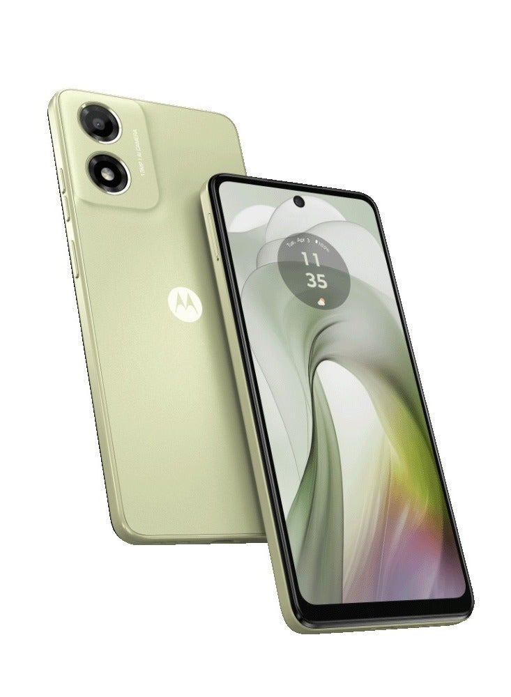 Motorola - Moto e14 Dual Sim Pastel Green 2GB RAM 64GB 4G LTE With Gift - Middle East Version - Image 1