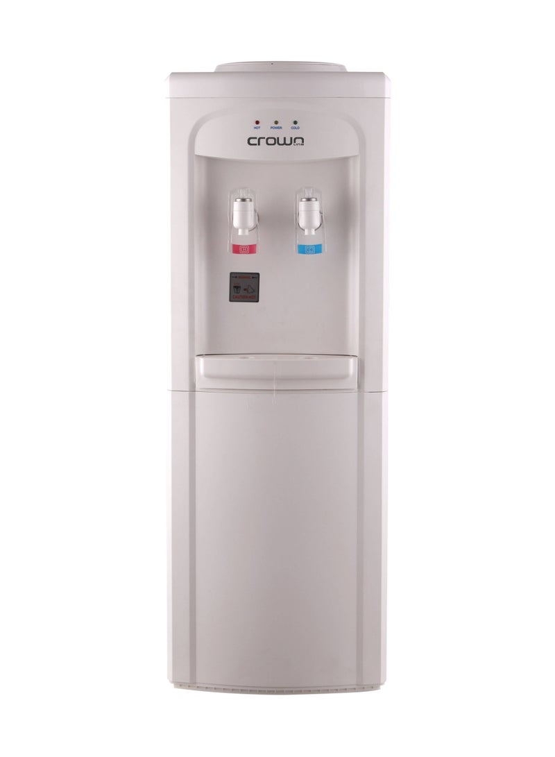 كراون لاين - WD-410 Top Loading Water Dispenser (Hot & Cold), Hot Temp: 90°-95℃, Cold Temp: 6°-10℃, 220W, 50/60Hz WD-410 White - Image 1