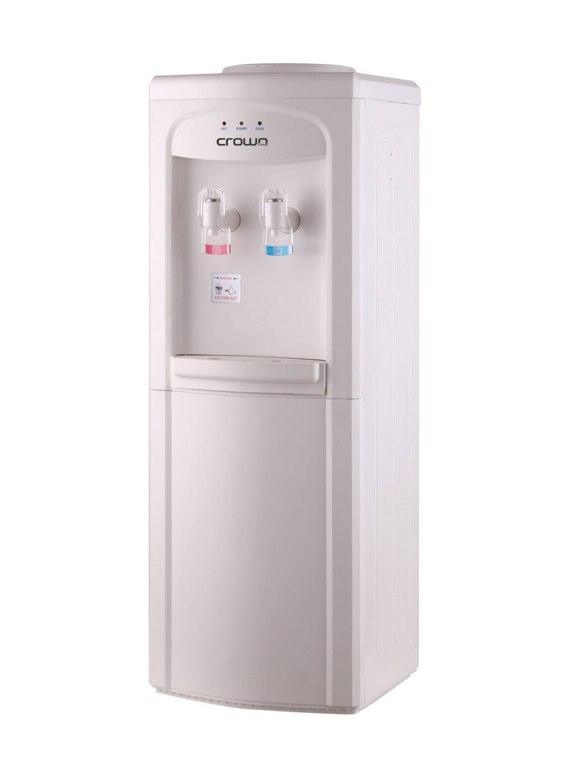 كراون لاين - WD-410 Top Loading Water Dispenser (Hot & Cold), Hot Temp: 90°-95℃, Cold Temp: 6°-10℃, 220W, 50/60Hz WD-410 White - Image 1
