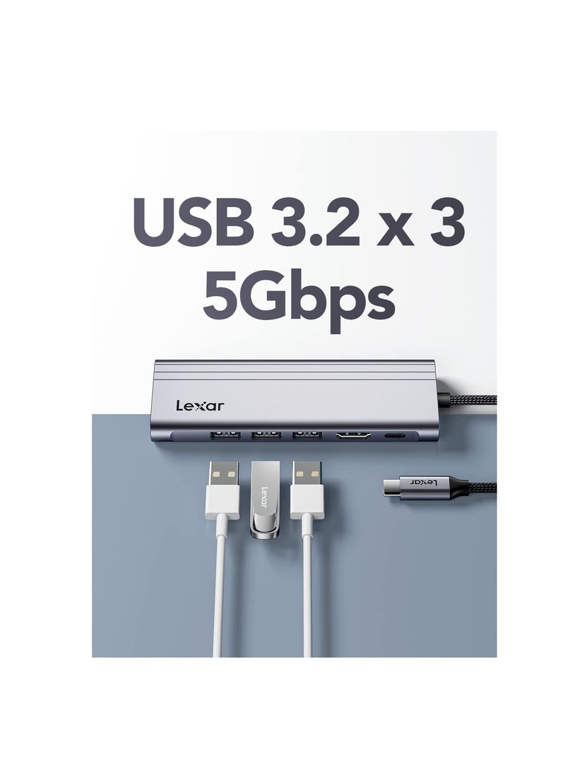 Lexar USB Hub, H31 USB C Docking Station HDMI 1 MB  - Image 4