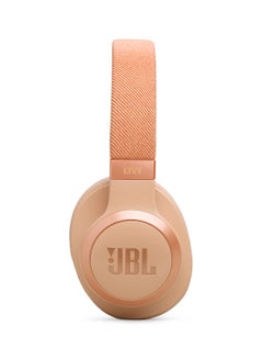 JBL Live 770NC Wireless Over-Ear Headphones with True Adaptive Noise Cancelling Beige  - Image 5