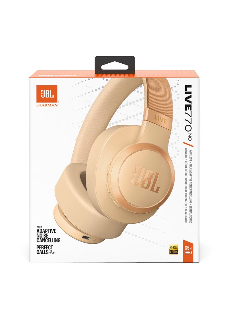 Live 770NC Wireless Over-Ear Headphones with True Adaptive Noise Cancelling Beige - pnsku/N70087825V/45/_/1719829971/ac298123-efac-470b-abfd-152556b405f3