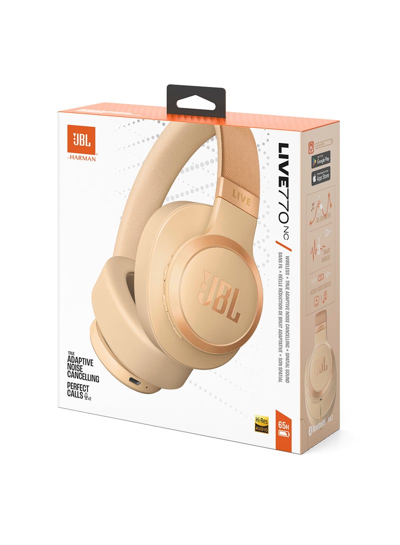 Live 770NC Wireless Over-Ear Headphones with True Adaptive Noise Cancelling Beige - pnsku/N70087825V/45/_/1719829972/30600de6-a80d-4b8c-a4c4-09622a00aa25
