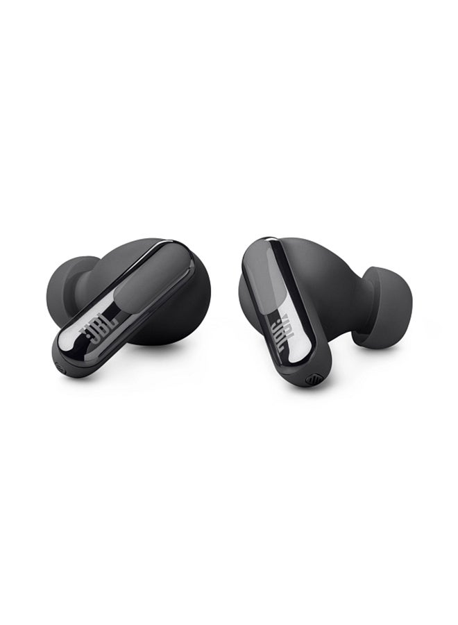 JBL - Live Beam 3 True Wireless Noise Cancelling Closed-Stick Earbuds Black - Image 1