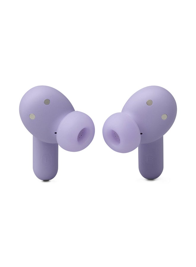 JBL - Live Beam 3 True Wireless Noise Cancelling Closed-Stick Earbuds Purple - Image 1