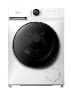 Midea 8/6 KG Smart Washer Dryer With BLDC Inverter Motor, 1400 RPM, Fully Automatic Front Load Washing & Drying Combo, 14 Programs-Quick Wash/Steam Care/Auto Clean MF200D80WBW-GCC White  - Image 1