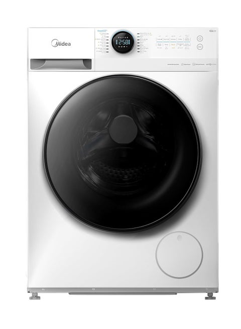 8/6 KG Smart Washer Dryer With BLDC Inverter Motor, 1400 RPM, Fully Automatic Front Load Washing & Drying Combo, 14 Programs-Quick Wash/Steam Care/Auto Clean MF200D80WBW-GCC White