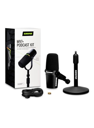 Podcast Microphone Bundle, Enhanced Audio, LED Touch Panel, USB-C & XLR Outputs, Auto Level Mode, Digital Pop Filter, Reverb Effects, Podcasting, Streaming, Recording MV7+K-BNDL Black - pnsku/N70087861V/45/_/1719471657/e7c6245e-9247-4abf-b9fd-5fd0aaa73d65