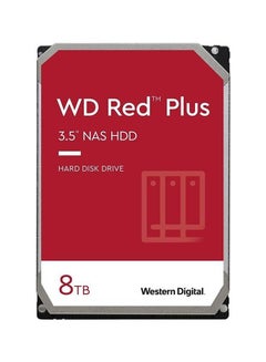 WD Red Plus 3.5" SATA 6 Gb/s NAS Internal Hard Drive, 5640 RPM Speed, 256 MB Cache, Up to 215MB/s Transfer Rate, CMR, 1M hours MTBF | WD80EFPX 8 TB  - Image 1
