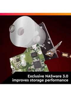 WD Red Plus 3.5" SATA 6 Gb/s NAS Internal Hard Drive, 5640 RPM Speed, 256 MB Cache, Up to 215MB/s Transfer Rate, CMR, 1M hours MTBF | WD80EFPX 8 TB  - Image 5