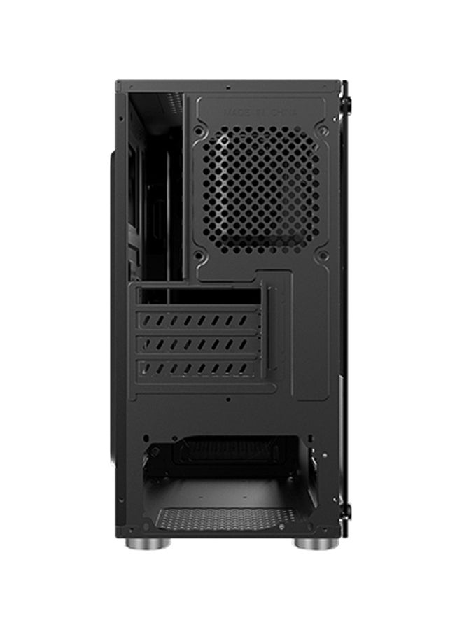 Xigmatek - NYX 3F Tempered Glass Gaming Case, 3Pcs XDS120 ARGB Fan w/ LED Switch, USB3.0x1 & 2.0x2, M-ATX, 160mm CPU Coolers EN45822 Black - Image 1