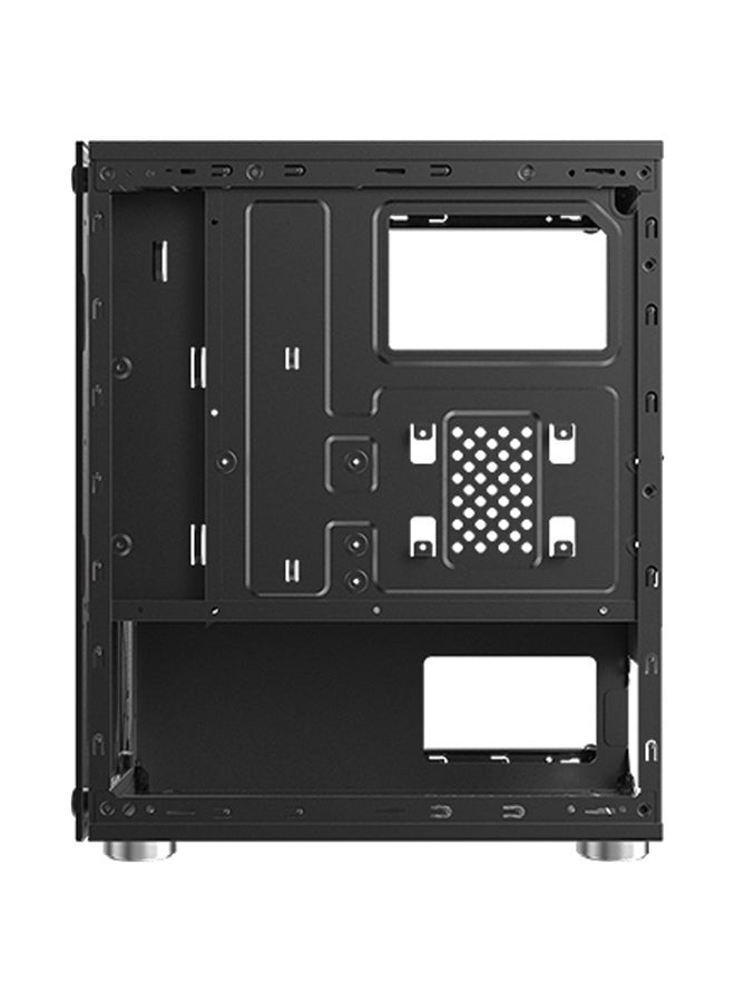 Xigmatek - NYX 3F Tempered Glass Gaming Case, 3Pcs XDS120 ARGB Fan w/ LED Switch, USB3.0x1 & 2.0x2, M-ATX, 160mm CPU Coolers EN45822 Black - Image 1