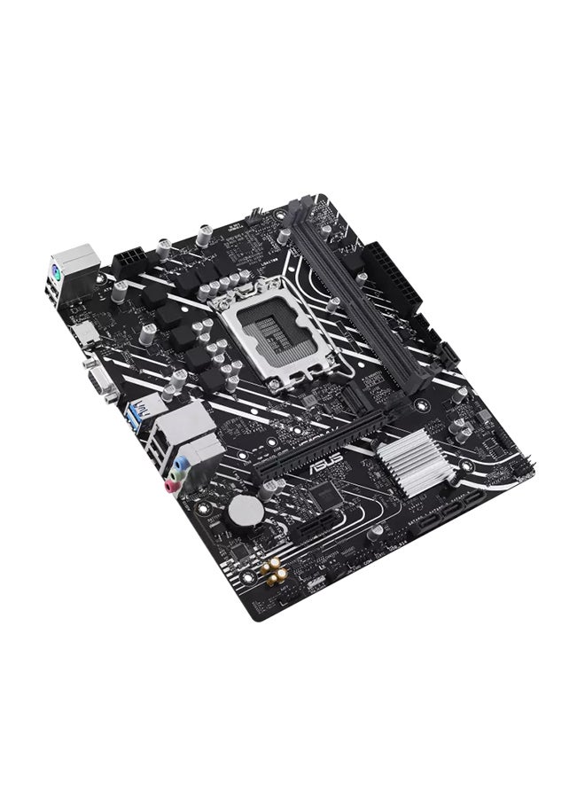 ASUS - Prime H610M-K Micro-ATX LGA 1700 Motherboard, Intel H610 Chipset, 2x DIMM DDR5 Slot, 96GB Max Memory, 1x M 2 Slots, 1x PCIe 4 0 x16 Slot, Realtek 1Gb Ethernet 90MB1GA0-M0EAY0 - Image 1
