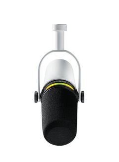 Shure Podcast Microphone, Enhanced Audio, LED Touch Panel, USB-C & XLR Outputs, Auto Level Mode, Digital Pop Filter, Reverb Effects, Podcasting, Streaming, Recording MV7+W White  - Image 4