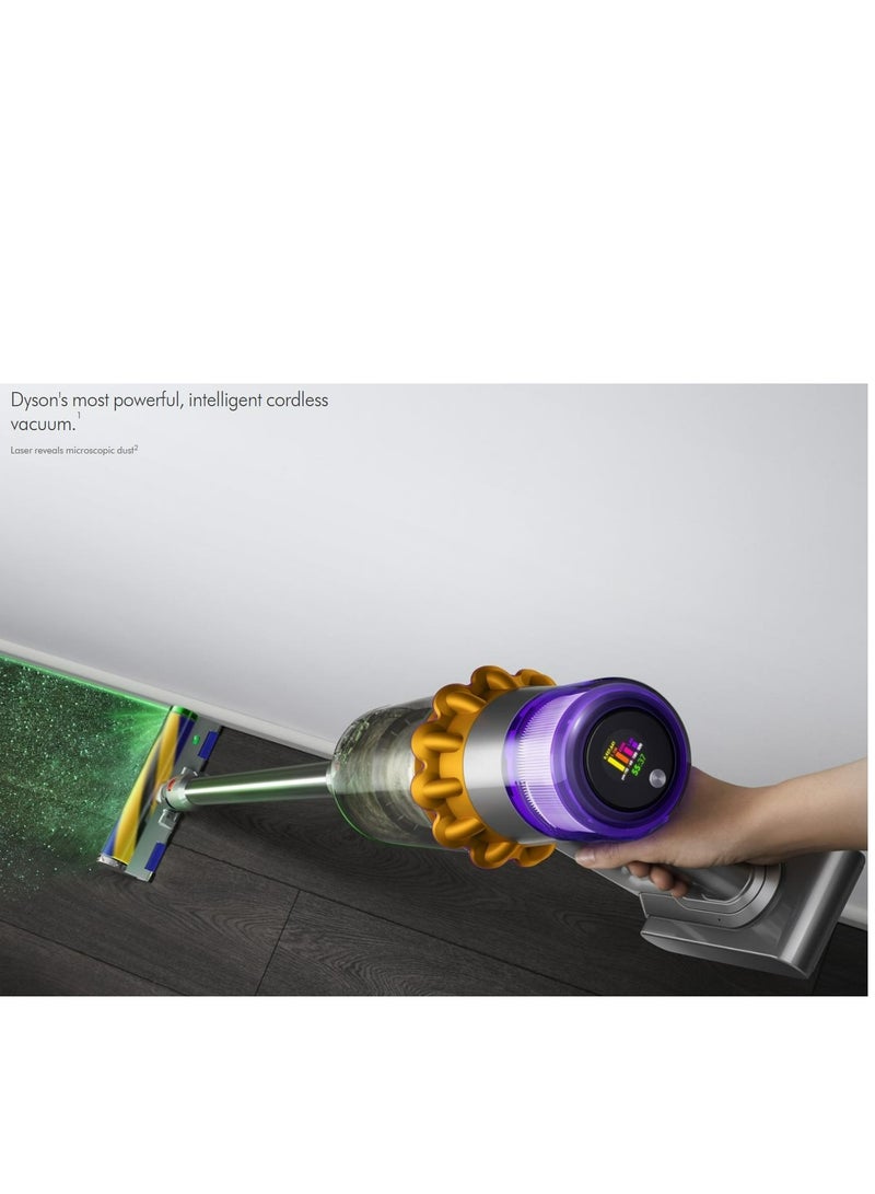 dyson Detect Absoulute Cordless Vacuum Cleaner With 4 Extra Attachment 0.77 L 660 W V15 Absolute SV47 Yellow/Nickel  - Image 3