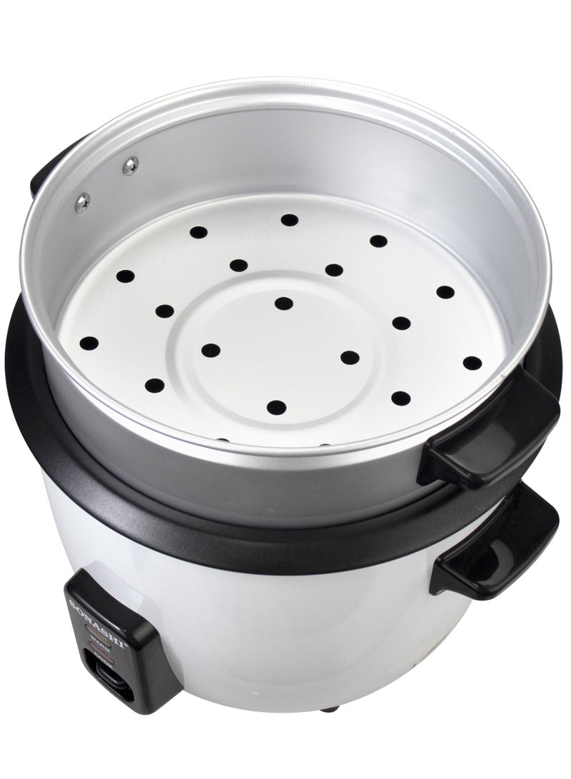 1L Rice Cooker With Cool Touch Handle | Non-stick Coated Inner Pot (Removable) With Tempered Glass Lid | Keep Warm Function | Make Rice, Steam Healthy Food & Vegetables 1 L 400 W SRC-410 White - pnsku/N70087975V/45/_/1719556306/6d58cdc3-56f2-4db9-ae96-12ba5c177ead