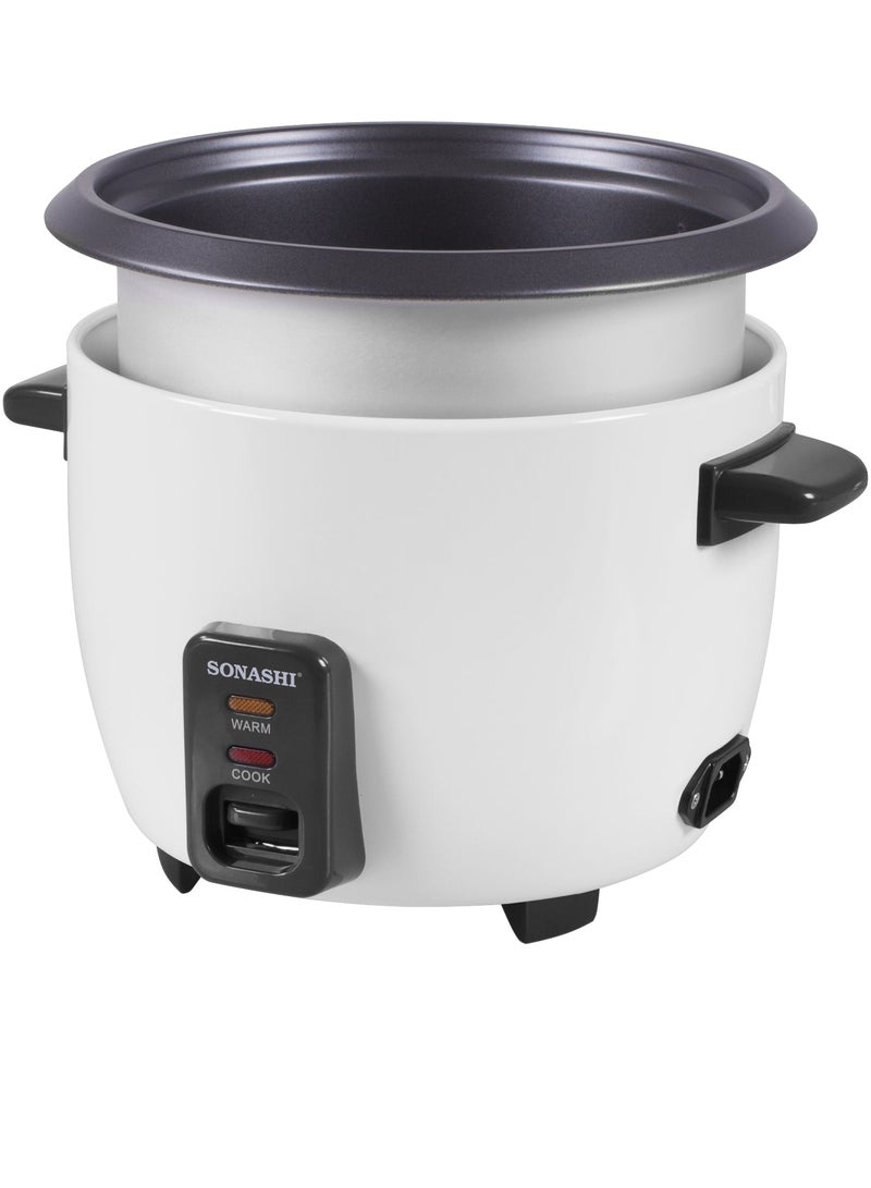 1L Rice Cooker With Cool Touch Handle | Non-stick Coated Inner Pot (Removable) With Tempered Glass Lid | Keep Warm Function | Make Rice, Steam Healthy Food & Vegetables 1 L 400 W SRC-410 White - pnsku/N70087975V/45/_/1719556309/975f3fcf-96fc-41ef-95e3-6c68a2da8c91