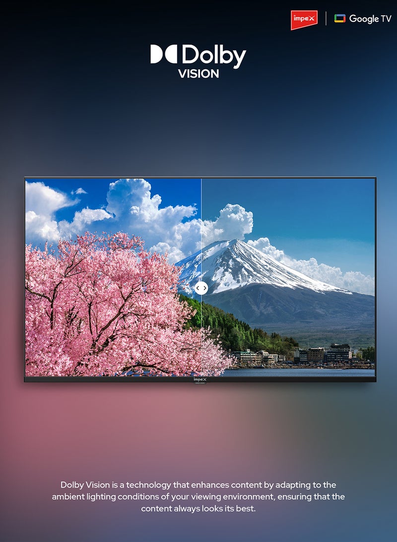 55 Inch 4K Ultra HD Smart LED Google TV With Free Wall Mount, Frameless Design, Dolby Vision Atmos And Dolby Audio, A+ Grade Panel, Support Wi-Fi, Bluetooth, Optical, HDMI ARC With eARC & USB Connectivity With Voice Remote evoQ 55S4RLC2 Black evoQ 55S4RLC2 Black - pnsku/N70087976V/45/_/1720422614/f47ae70e-dbf1-4547-8de5-f723f9067144