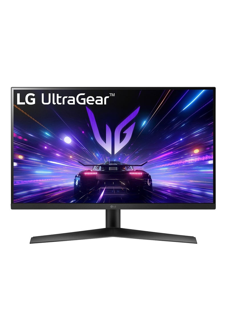 LG - 27" Inch UltraGear™ Gaming Monitor (1920 x 1080) Full HD with IPS Panel Technology, x2 HDMI with Response Time Upto 1ms (GTG),  Refresh Rate 180Hz, HDR10 & SRGB 99%, NVIDIA® G-SYNC® Compatible AMD FreeSync™ -  27GS60F-B black - Image 1