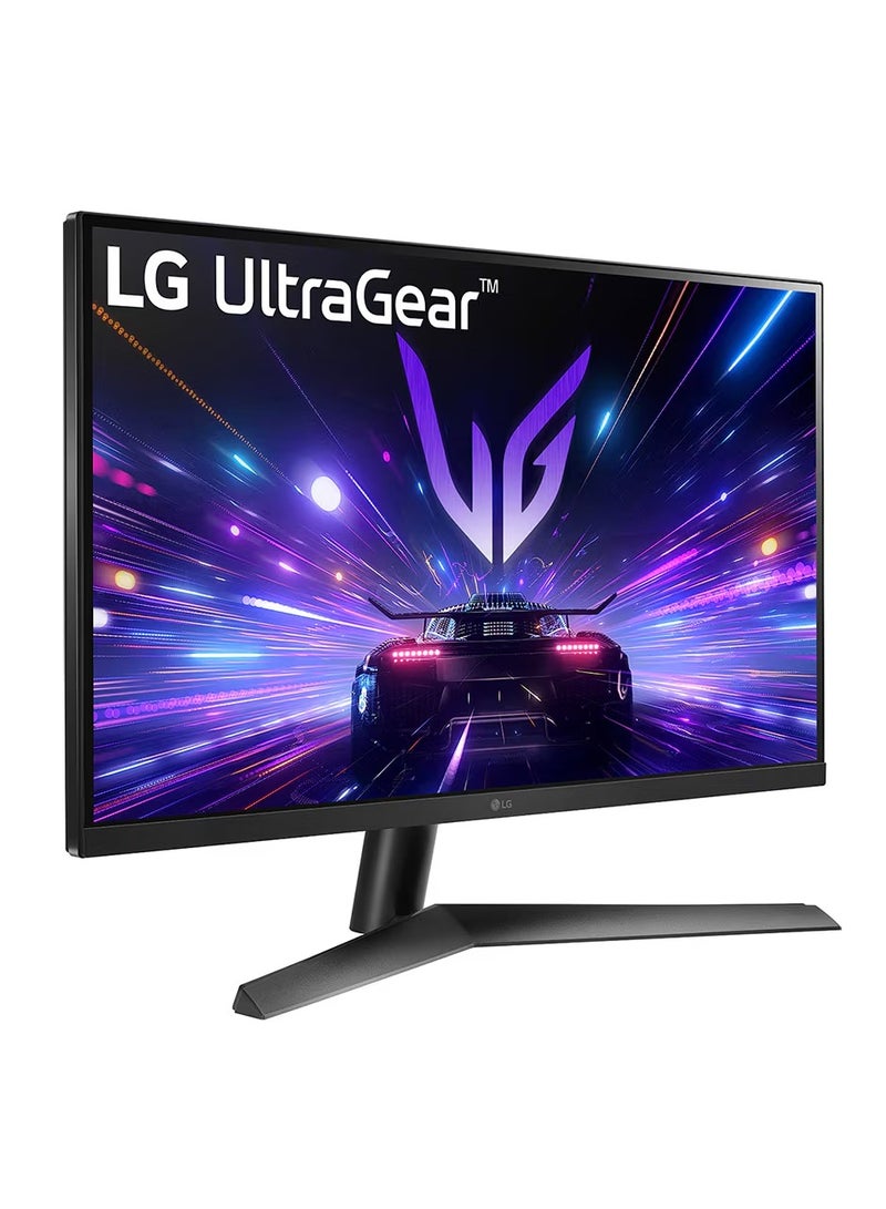 LG - 27" Inch UltraGear™ Gaming Monitor (1920 x 1080) Full HD with IPS Panel Technology, x2 HDMI with Response Time Upto 1ms (GTG),  Refresh Rate 180Hz, HDR10 & SRGB 99%, NVIDIA® G-SYNC® Compatible AMD FreeSync™ -  27GS60F-B black - Image 1
