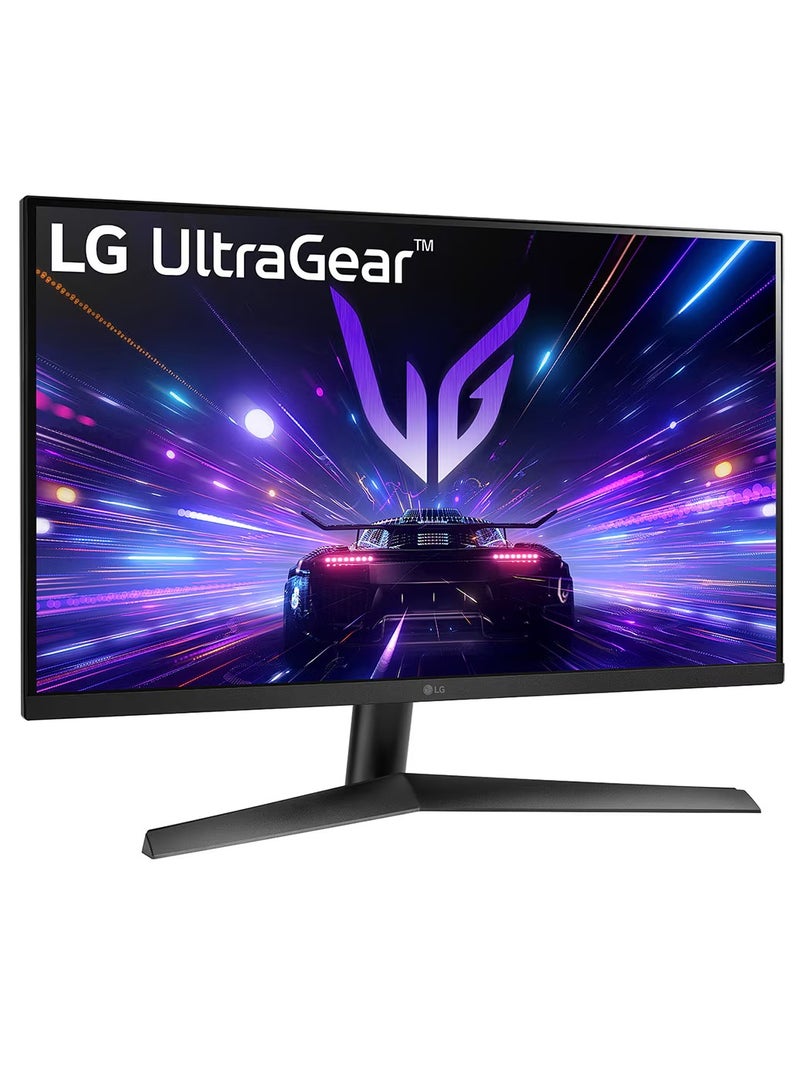 LG - 27" Inch UltraGear™ Gaming Monitor (1920 x 1080) Full HD with IPS Panel Technology, x2 HDMI with Response Time Upto 1ms (GTG),  Refresh Rate 180Hz, HDR10 & SRGB 99%, NVIDIA® G-SYNC® Compatible AMD FreeSync™ -  27GS60F-B black - Image 1
