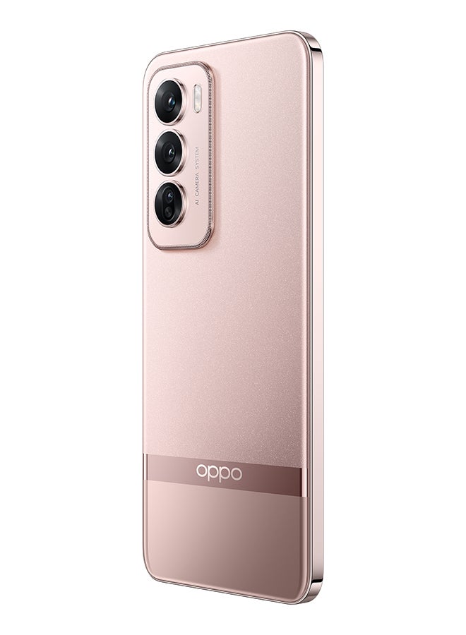 Reno12 Pro Dual SIM Sunset Gold 12GB RAM 512GB 5G Buds2Pro + 6 Month Screen Protection + Watch - Middle East Version