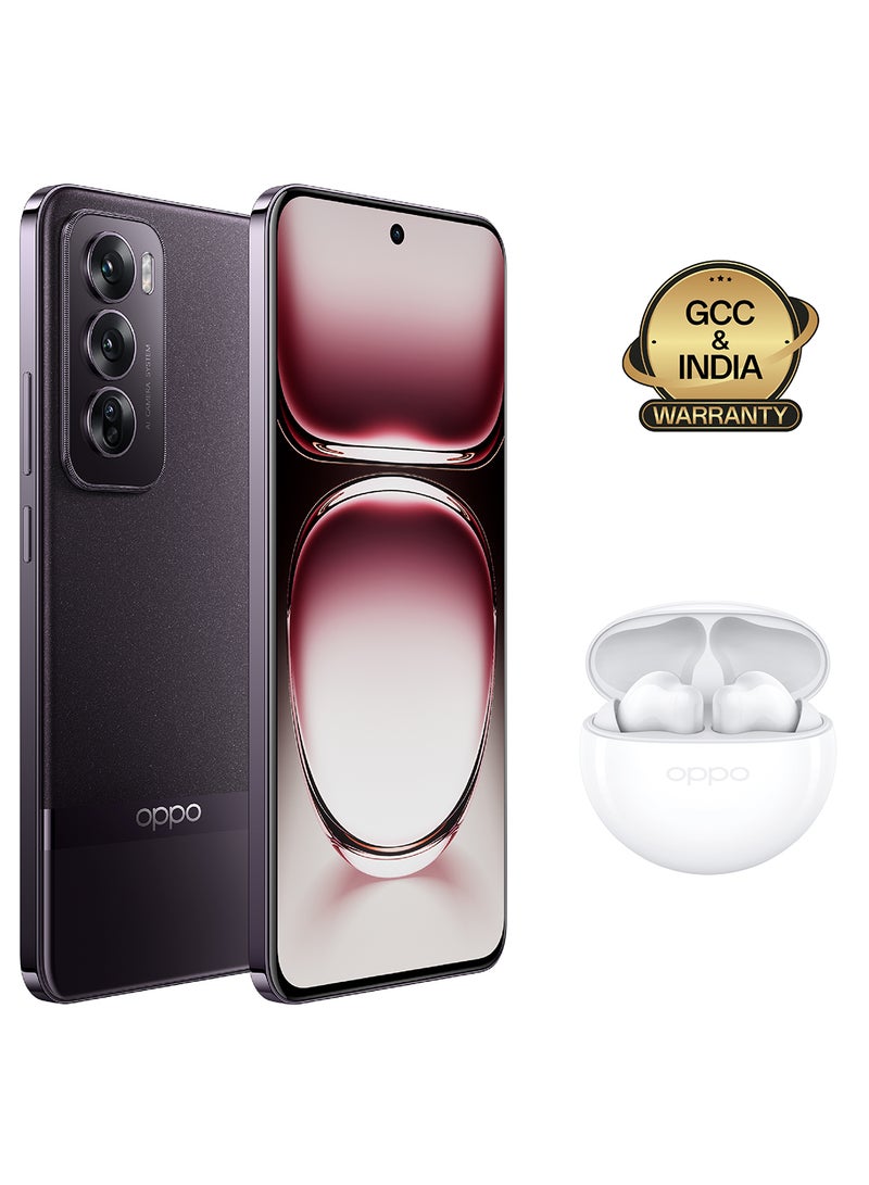 OPPO - Reno12 Pro Dual SIM Space Brown 12GB RAM 512GB 5G + Buds - Middle East Version - Image 1