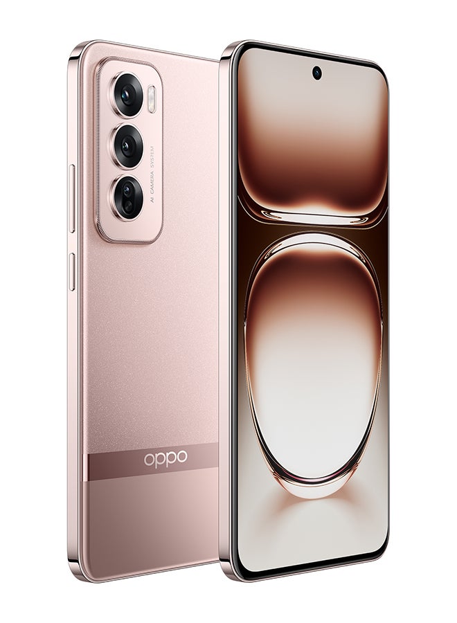 OPPO - Reno12 Pro Dual SIM Sunset Gold 12GB RAM 512GB 5G + Buds - Middle East Version - Image 1