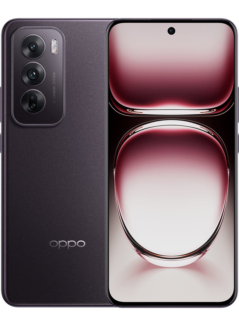 OPPO Reno12 Dual SIM Matte Brown 12GB RAM 512GB 5G + Buds - Middle East Version  - Image 2