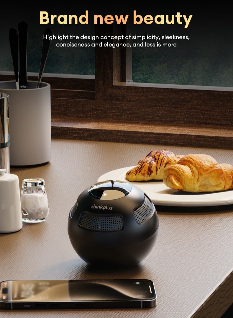 Lenovo Thinkplus TS5 Bluetooth 5.3 Speaker Subwoofer Portable Player surround sound Speaker Outdoor Long Endurance Loudspeaker Black  - Image 3