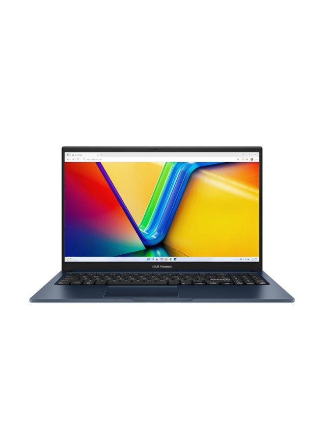 ASUS - Vivobook 15 X1504ZA (Upgraded Version) Laptop With 15.6-Inch Full HD (Upgraded Version) Laptop, Core i7-1255U Processor/8GB RAM/512GB SSD/Intel UHD Graphics/Windows 11 English Quiet Blue - Image 1