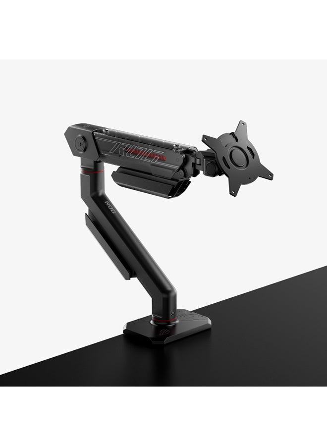 أسوس ROG Ergo Monitor Arm AAS01, A monitor mount that features cable management channels, allowing gamers to create a more ergonomic, neater gaming setup | 90LA00Q0-B01170 Black  - Image 1